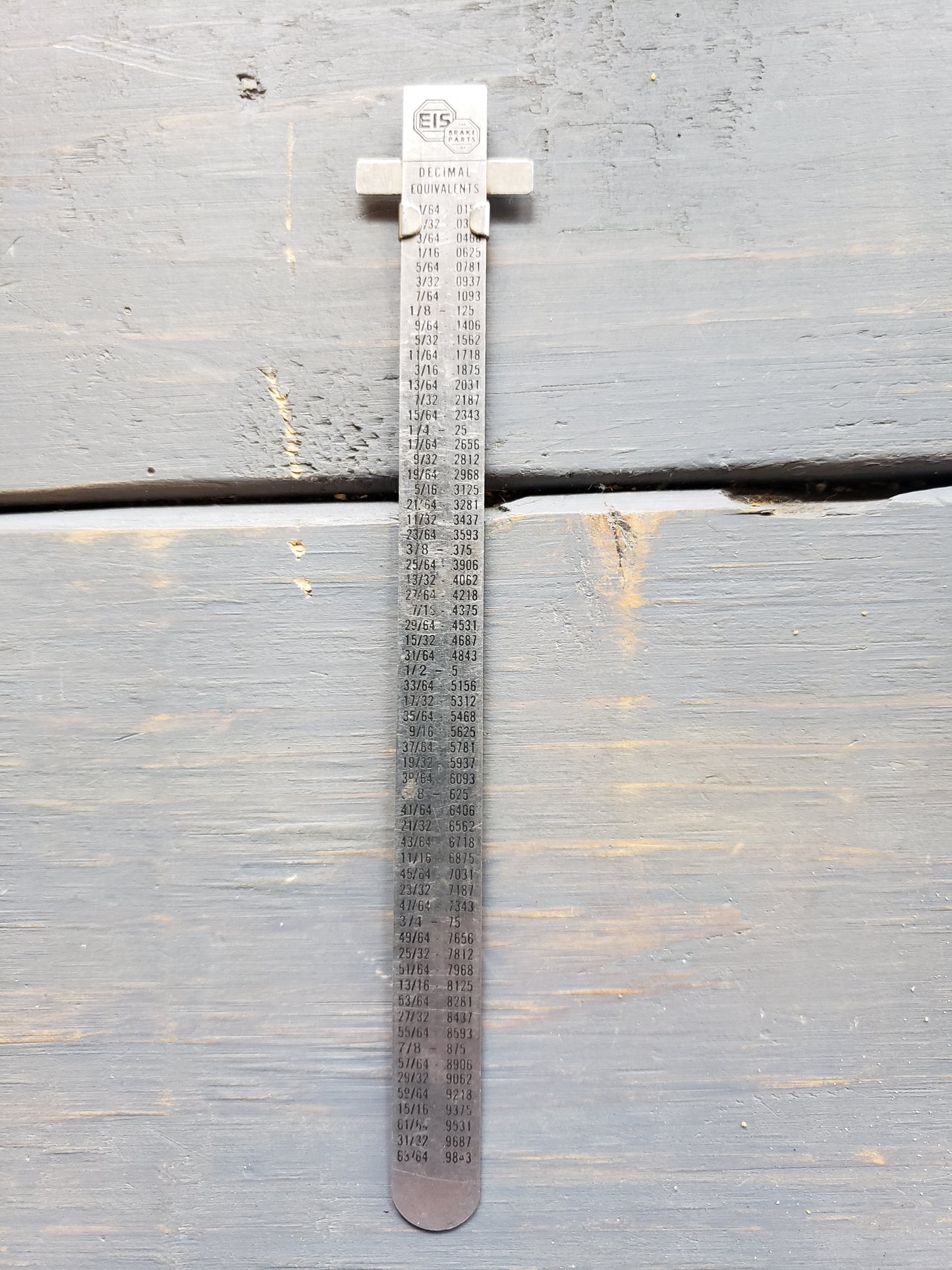 Stainless Steel pocket ruler