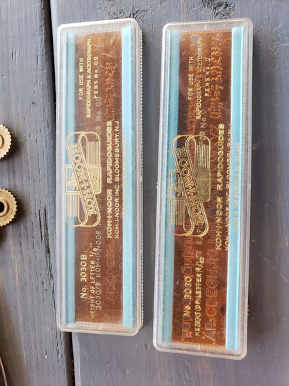 Vintage KOH-I-NOOR RAPIDOGRAPH Engineering Drafting Pen Set & extras