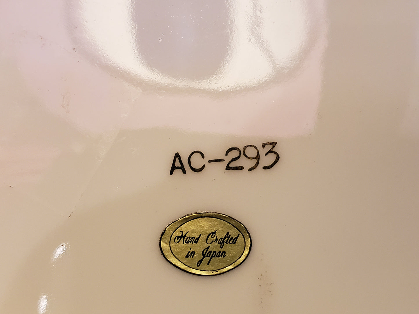 50th Golden Anniversary hand painted bowl