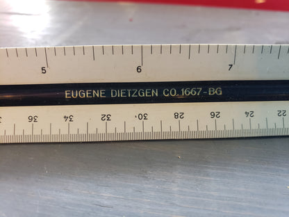 Dietzgen tri sided ruler