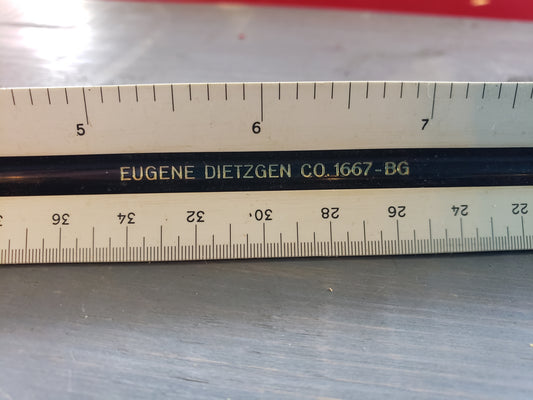 Dietzgen tri sided ruler