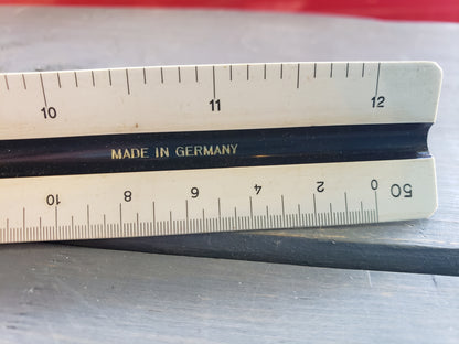 Dietzgen tri sided ruler