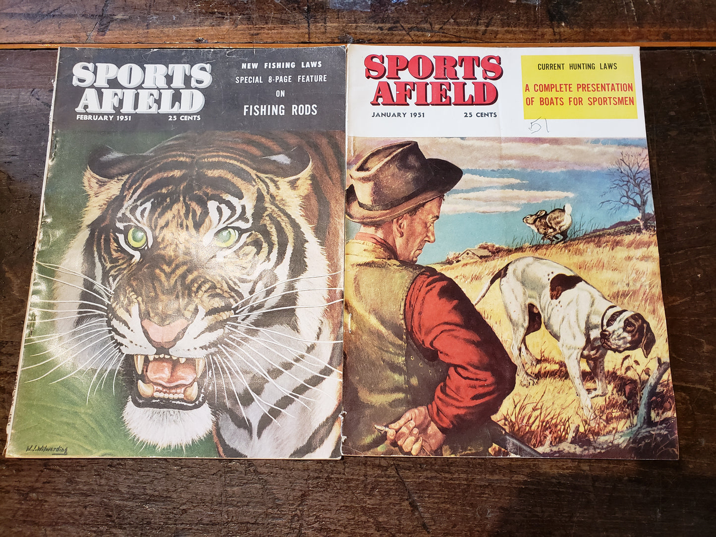1951 Sports Afield all 12 issues!