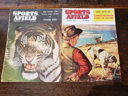 1951 Sports Afield all 12 issues!