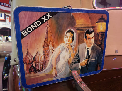 Bond XX vintage lunch box 1966 JAMES BOND