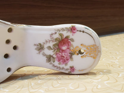 Victorian Rose Porcelain Potpourri Slipper