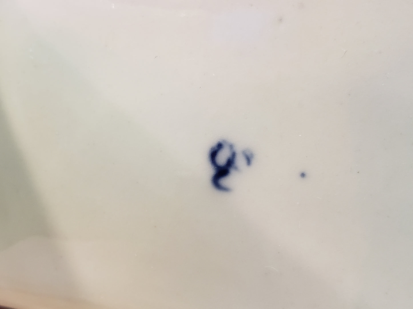 Blue White China Vintage Shoe