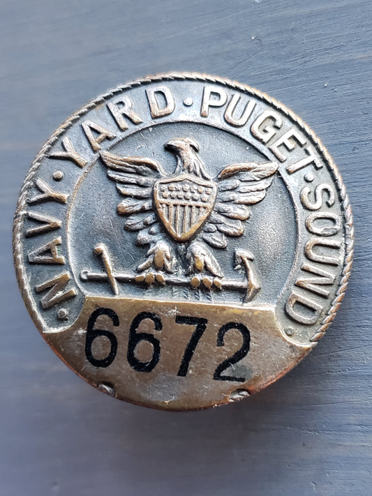 WWII Navy Yard Puget Sound badge
