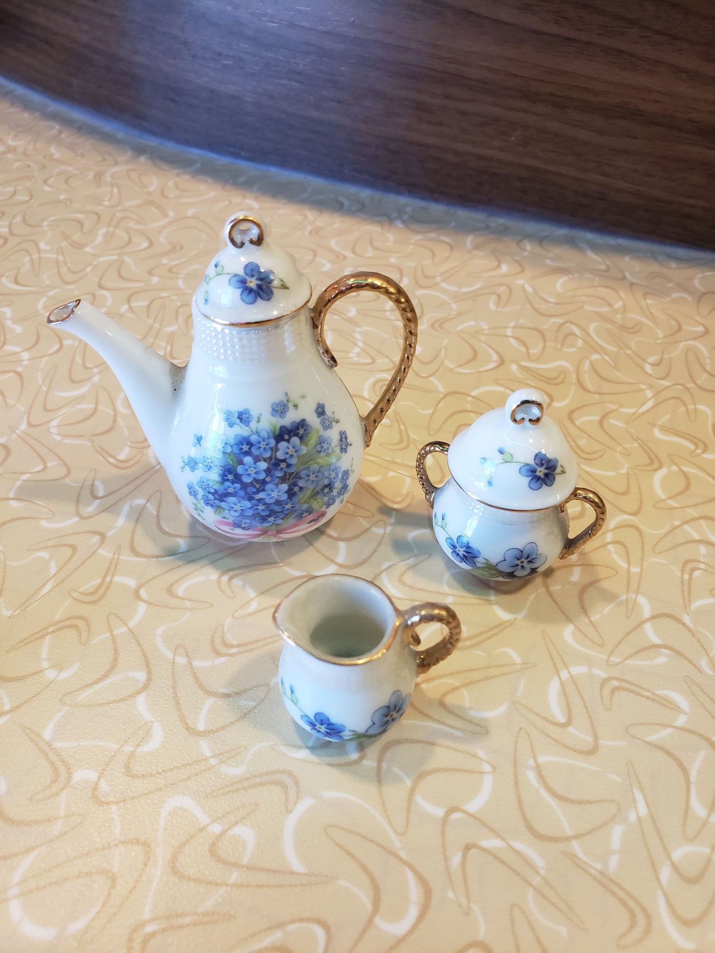 Forget Me Not Mini Tea Set