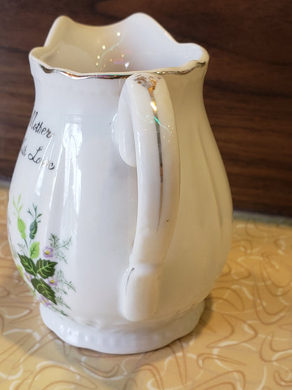 "To Mother With Love" vintage creamer
