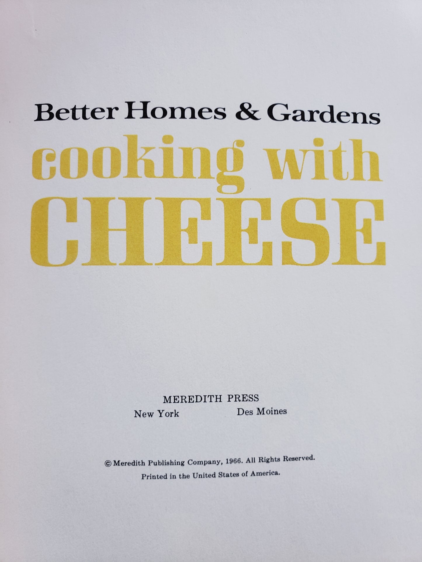 Cooking With Cheese (1966)