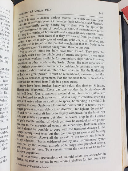 Final Entries 1945 by Joseph Goebbels (1978)