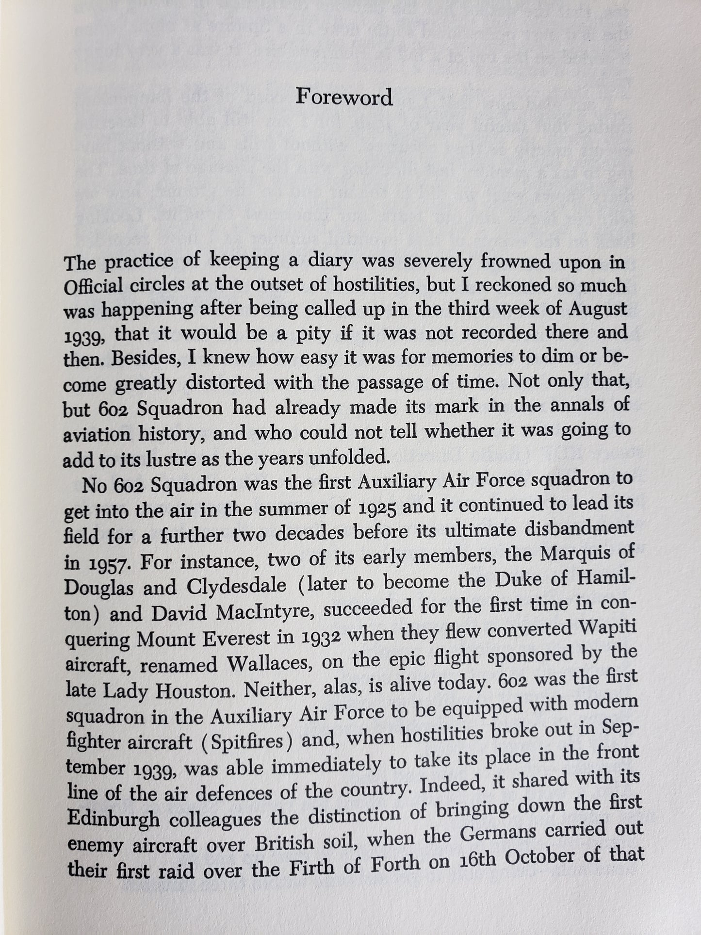 Enemy in the Sky, My 1940 Diary, by Air Vice-Marshal Sandy Johnstone, CB, DFC