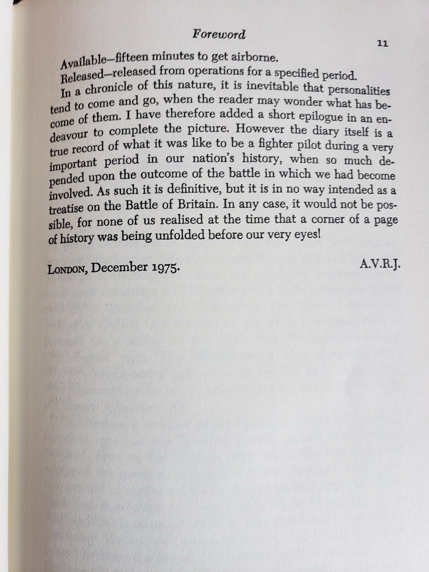 Enemy in the Sky, My 1940 Diary, by Air Vice-Marshal Sandy Johnstone, CB, DFC