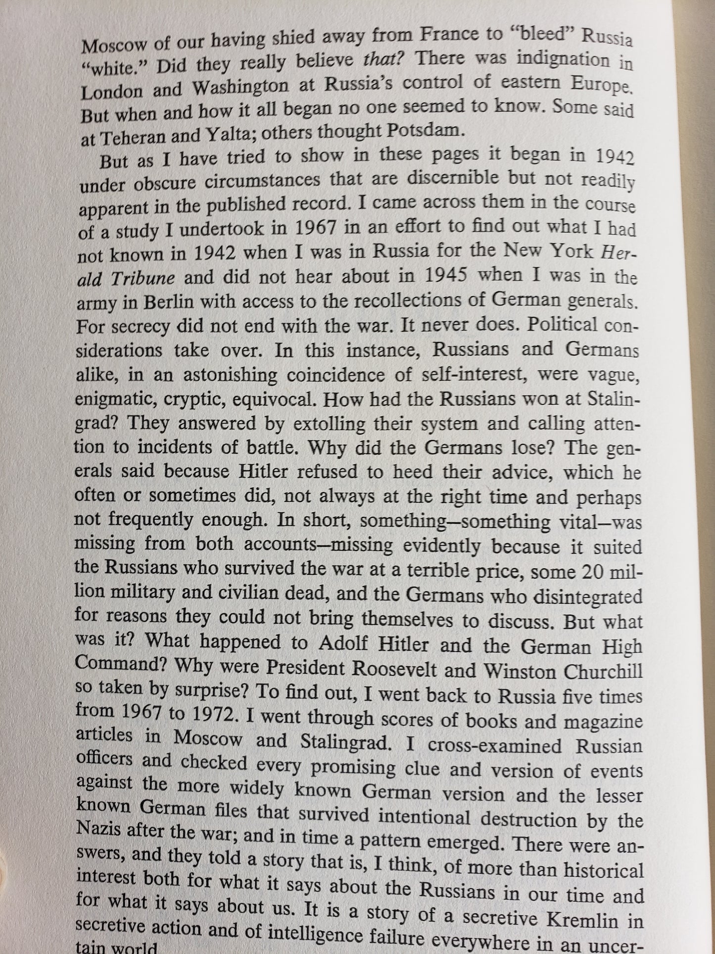 The Secret of Stalingrad by Walter Kerr (1978)