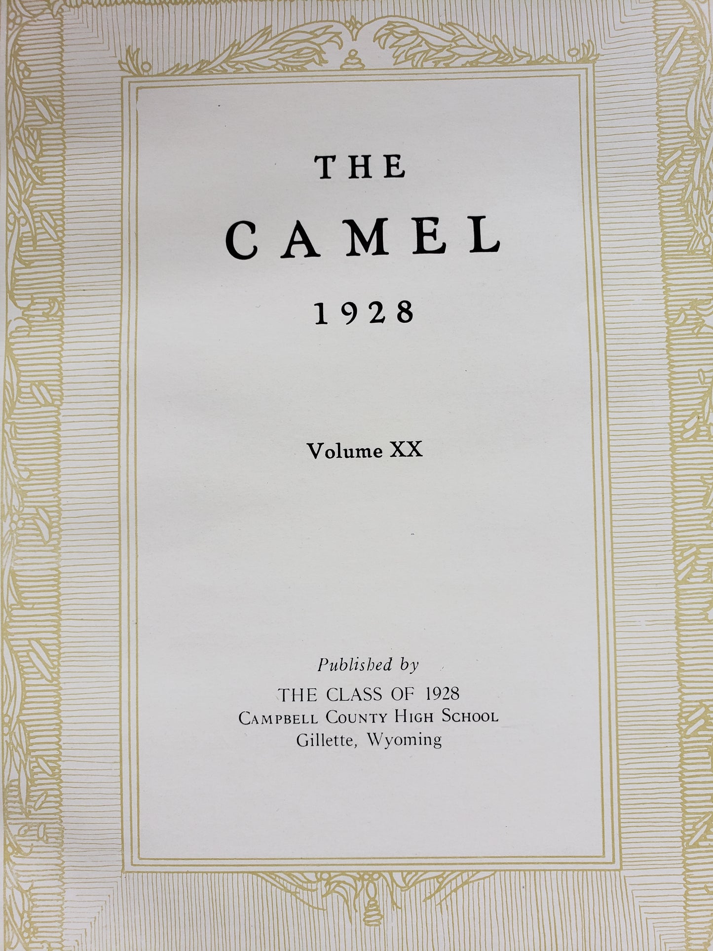 1928 CAMEL yearbook (CCHS)