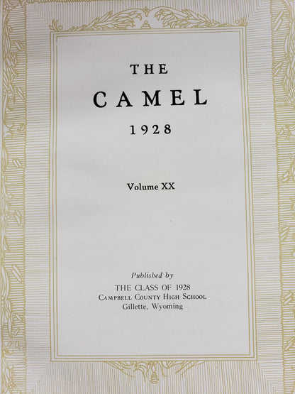 1928 CAMEL yearbook (CCHS)