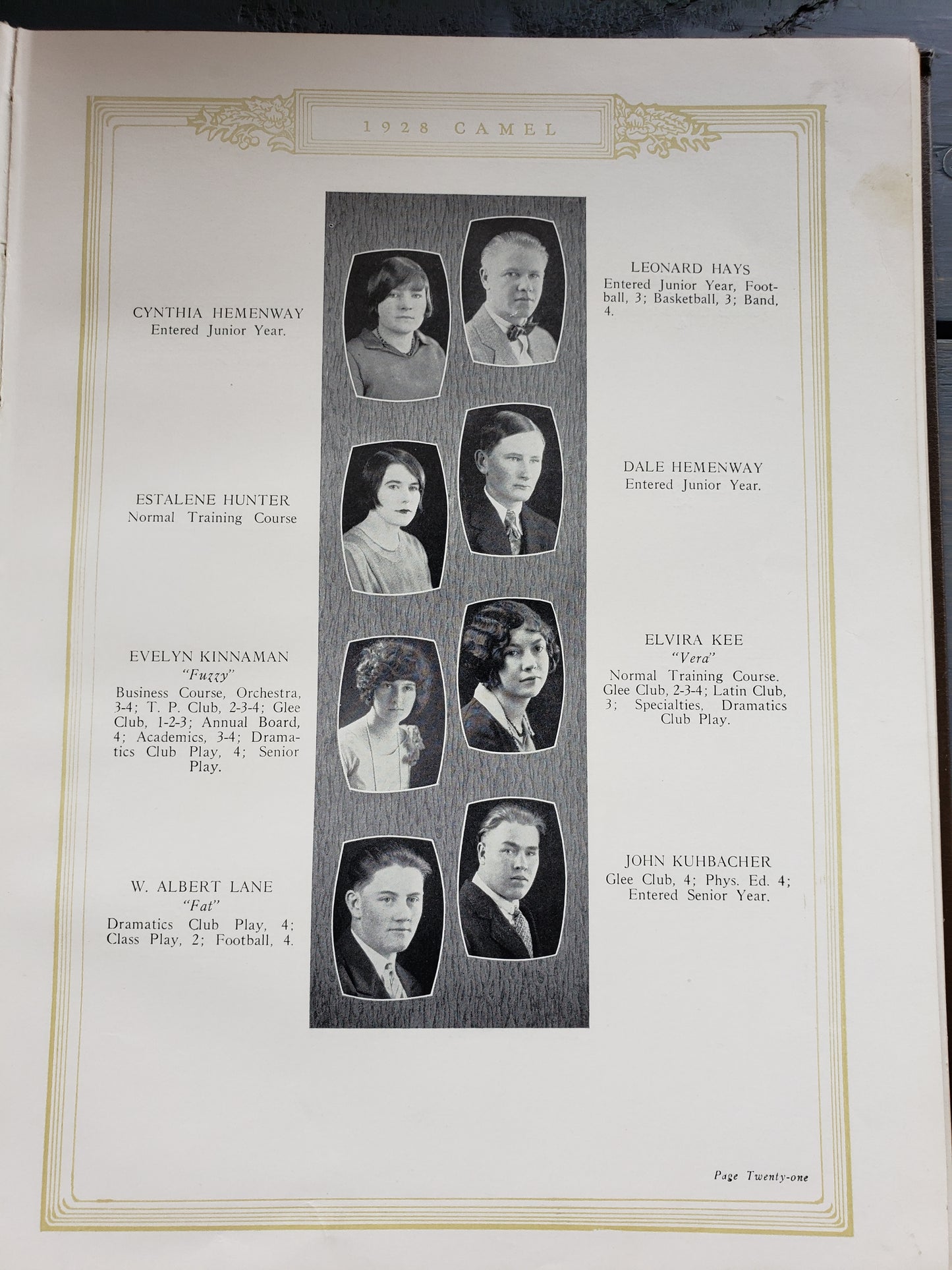 1928 CAMEL yearbook (CCHS)