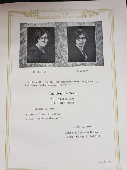 1928 CAMEL yearbook (CCHS)