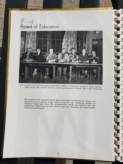 1949 CAMEL yearbook Campbell County High School Gillette Wyoming