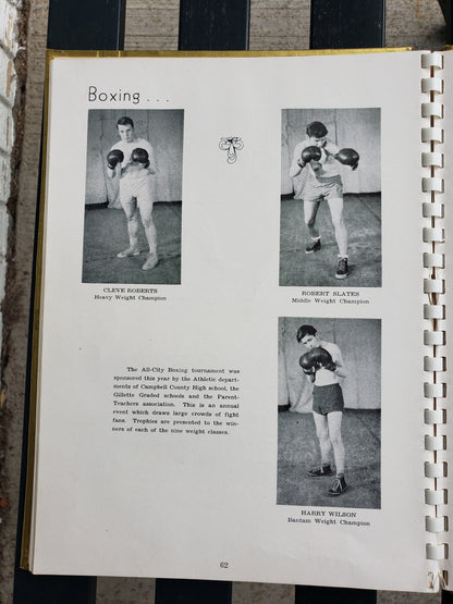 1949 CAMEL yearbook Campbell County High School Gillette Wyoming