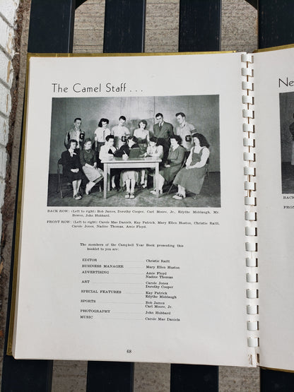 1949 CAMEL yearbook Campbell County High School Gillette Wyoming