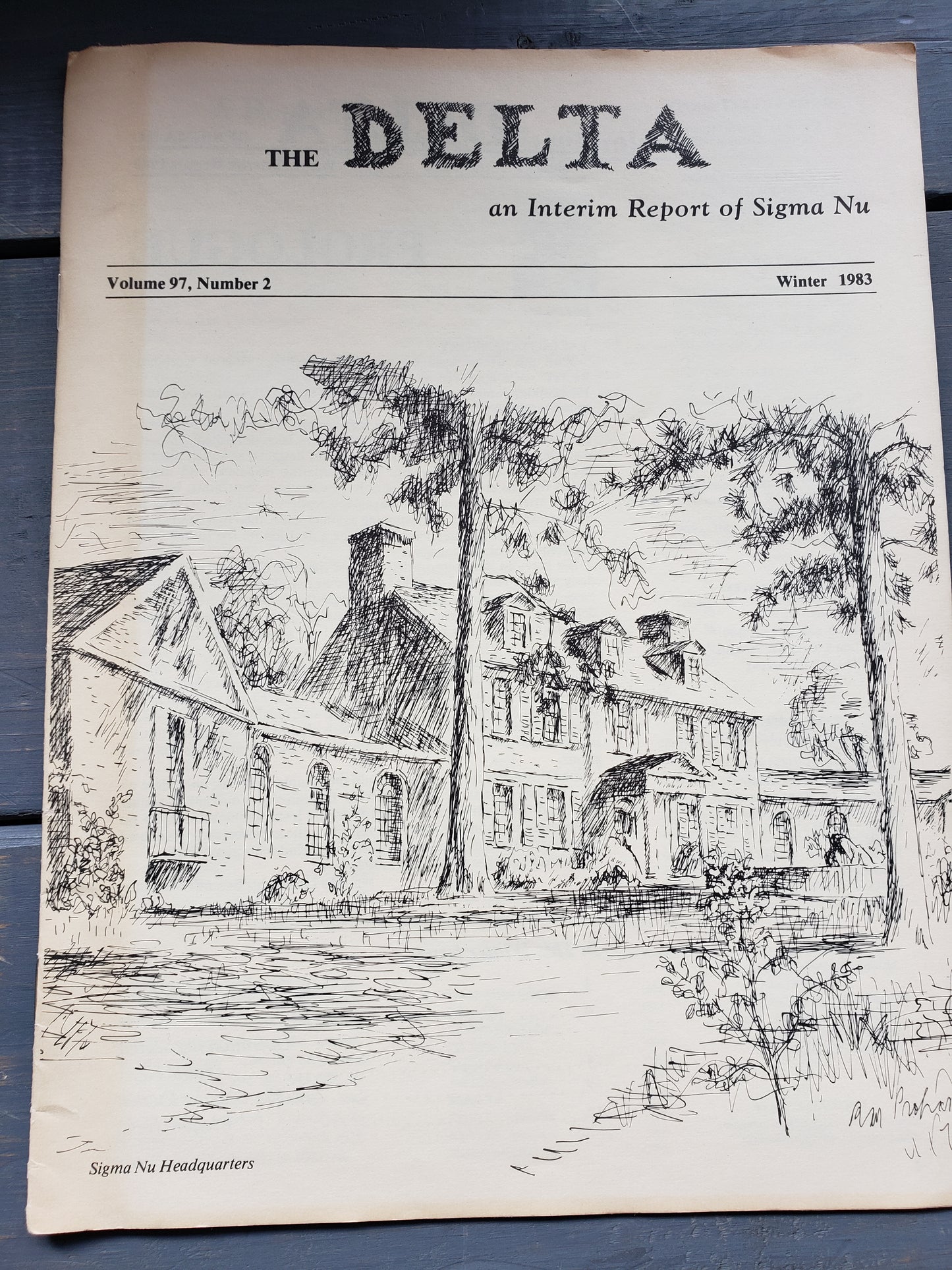 The Delta of Sigma Nu Winter 1983 issue