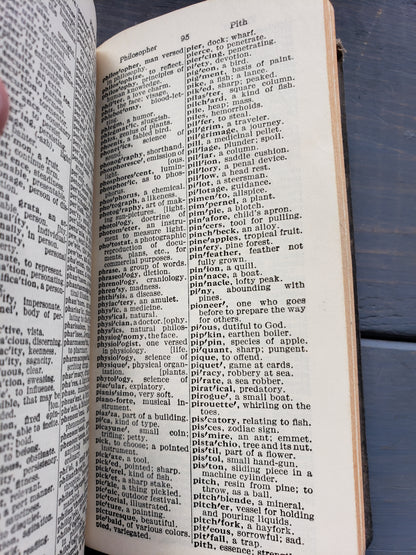 1959 Webster Vest Pocket Dictionary