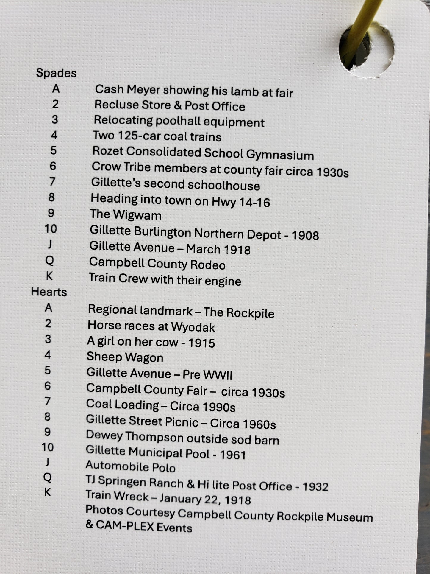 Campbell County America 250 Card Deck