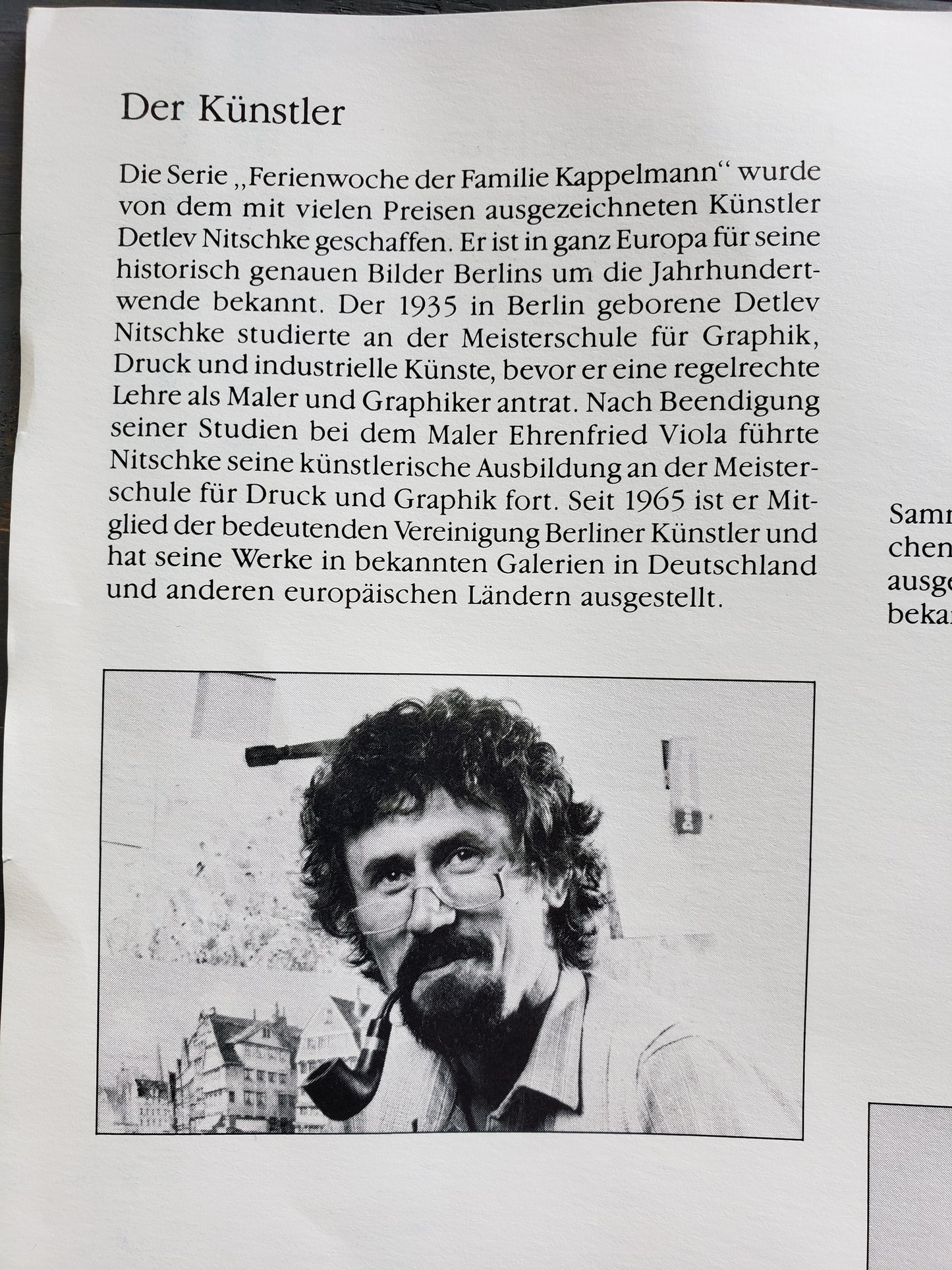 "Wednesday"in The Holiday Week of the Family Kappelmann series by Detlev Nitschke