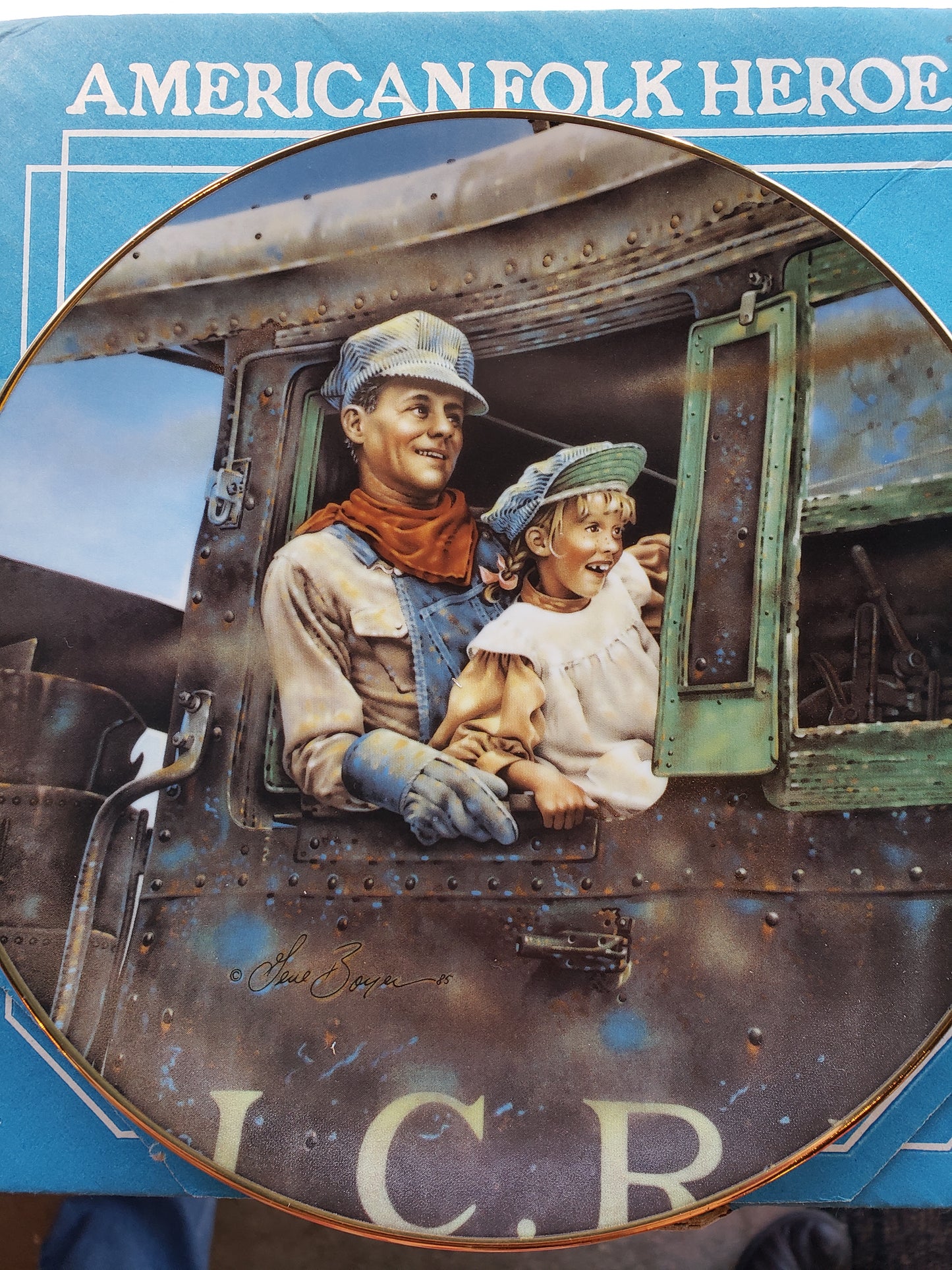 Casey Jones commemorative plate