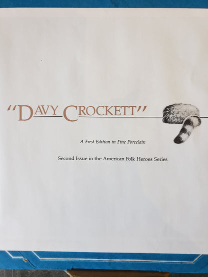 Davy Crockett commemorative plate
