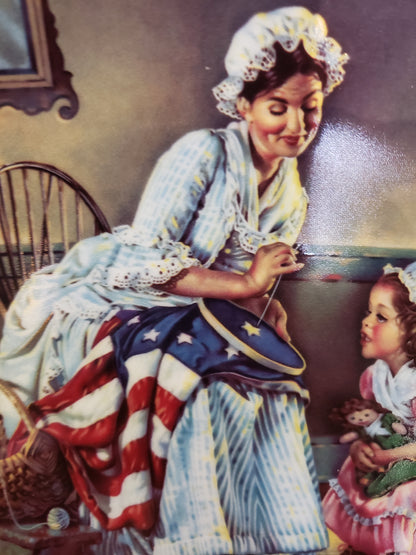 Betsy Ross commemorative plate