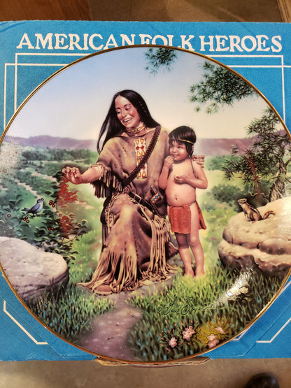 Sacajawea commemorative plate
