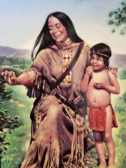 Sacajawea commemorative plate
