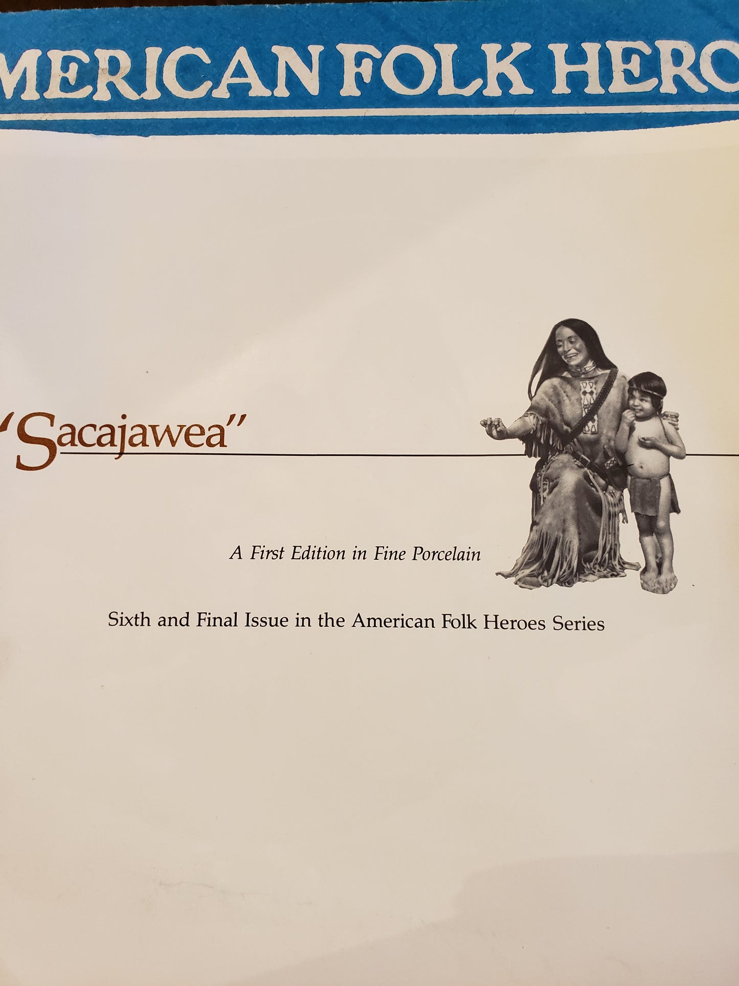 Sacajawea commemorative plate