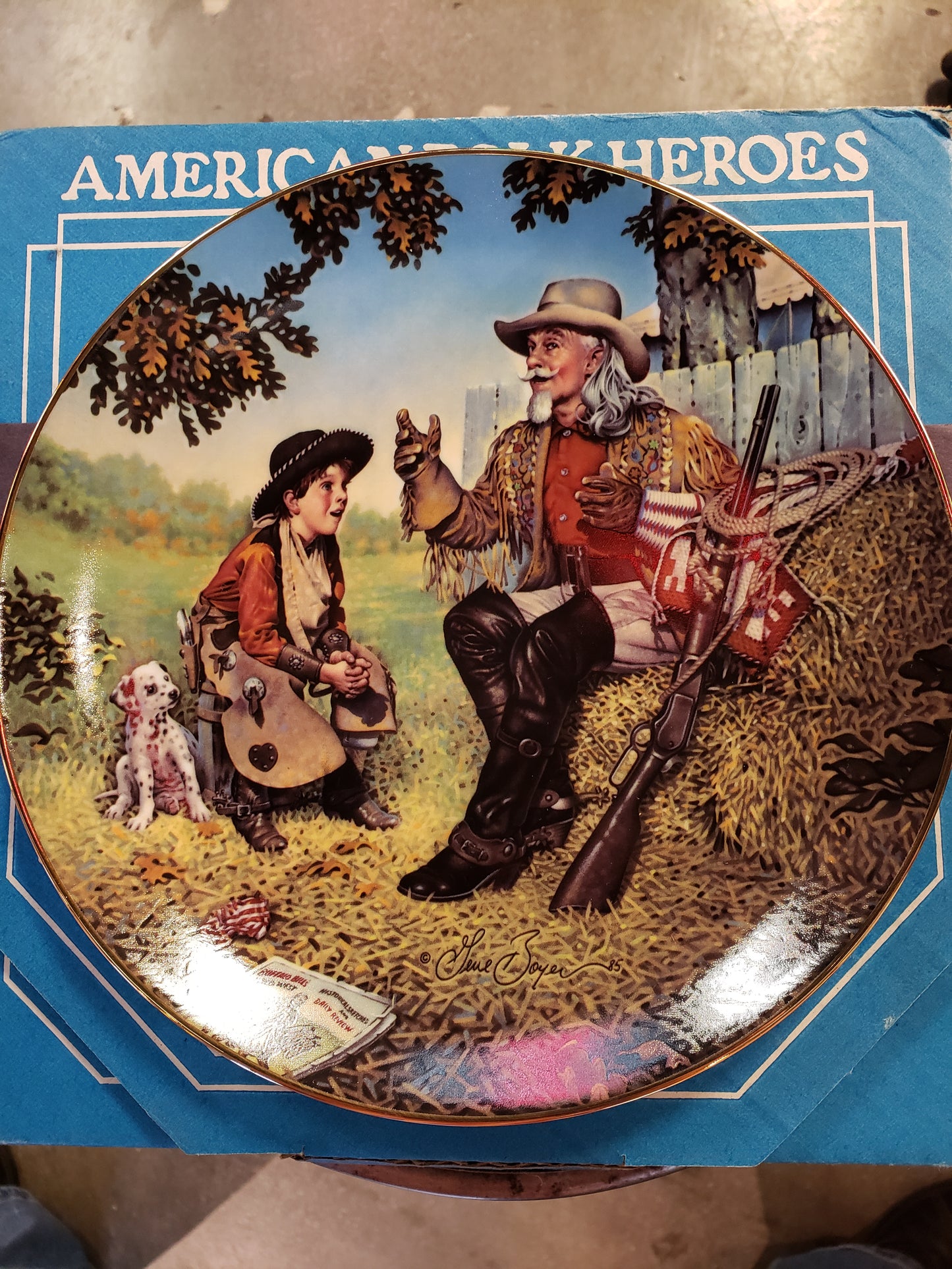 Buffalo Bill Commemorative Plate