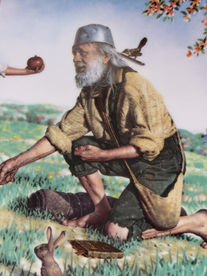 Johnny Appleseed commemorative plate