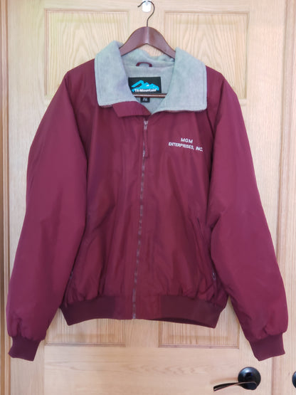 Maroon 2008 Car Club Jacket XL Campbell County Customs & Classics/ Hoofbeats Mustang Club