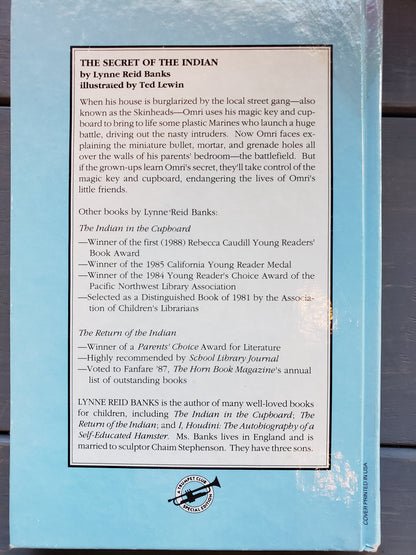 The Secret of the Indian by Lynne Reid Banks (1989)