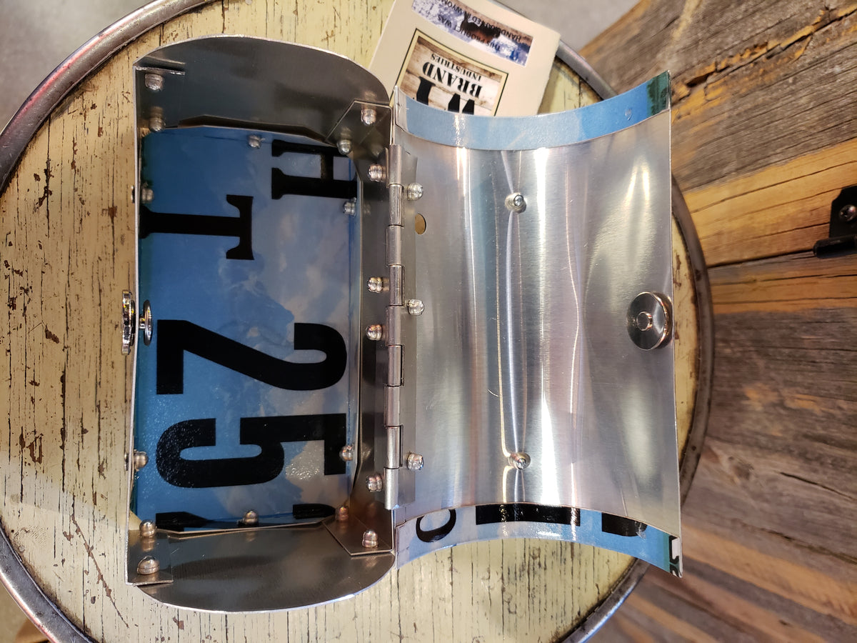 Mini Wyoming License Plate Lunch Box
