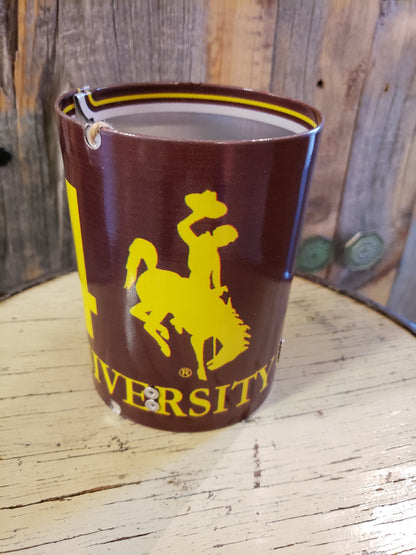 University of Wyoming License Plate Pencil Cup