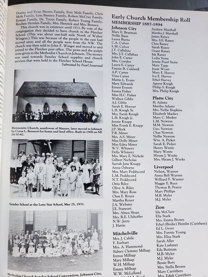 Stanton County Kansas 1887-1987 Centennial book