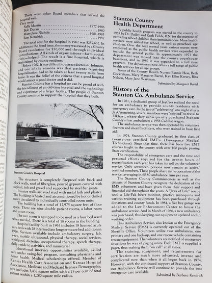 Stanton County Kansas 1887-1987 Centennial book