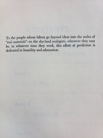 DUNE by Frank Herbert (1965) Book Club Edition