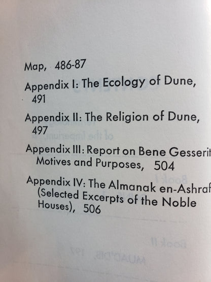 DUNE by Frank Herbert (1965) Book Club Edition