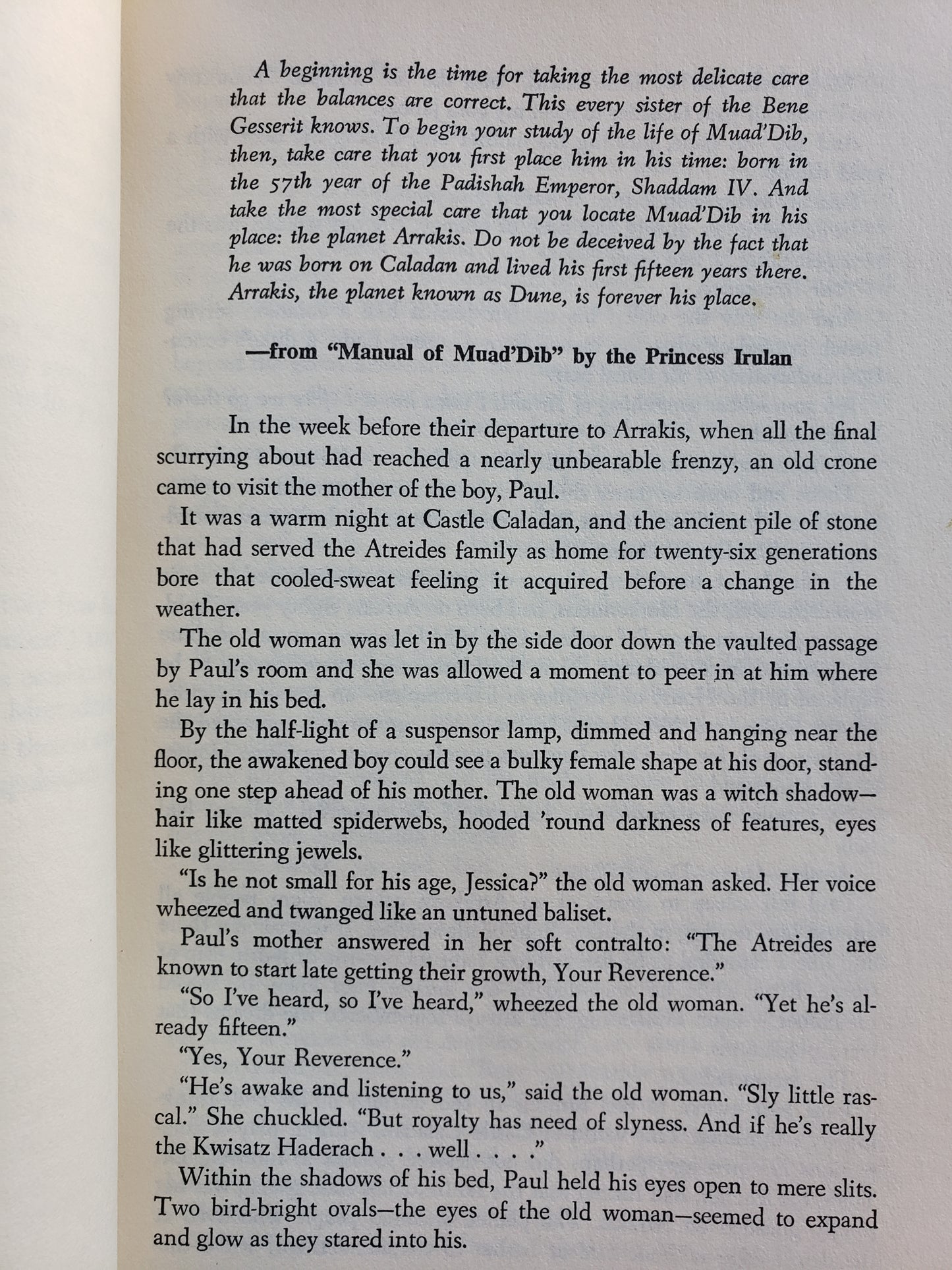 DUNE by Frank Herbert (1965) Book Club Edition