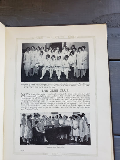 1927 yearbook Colorado Woman's College "The Skyline"