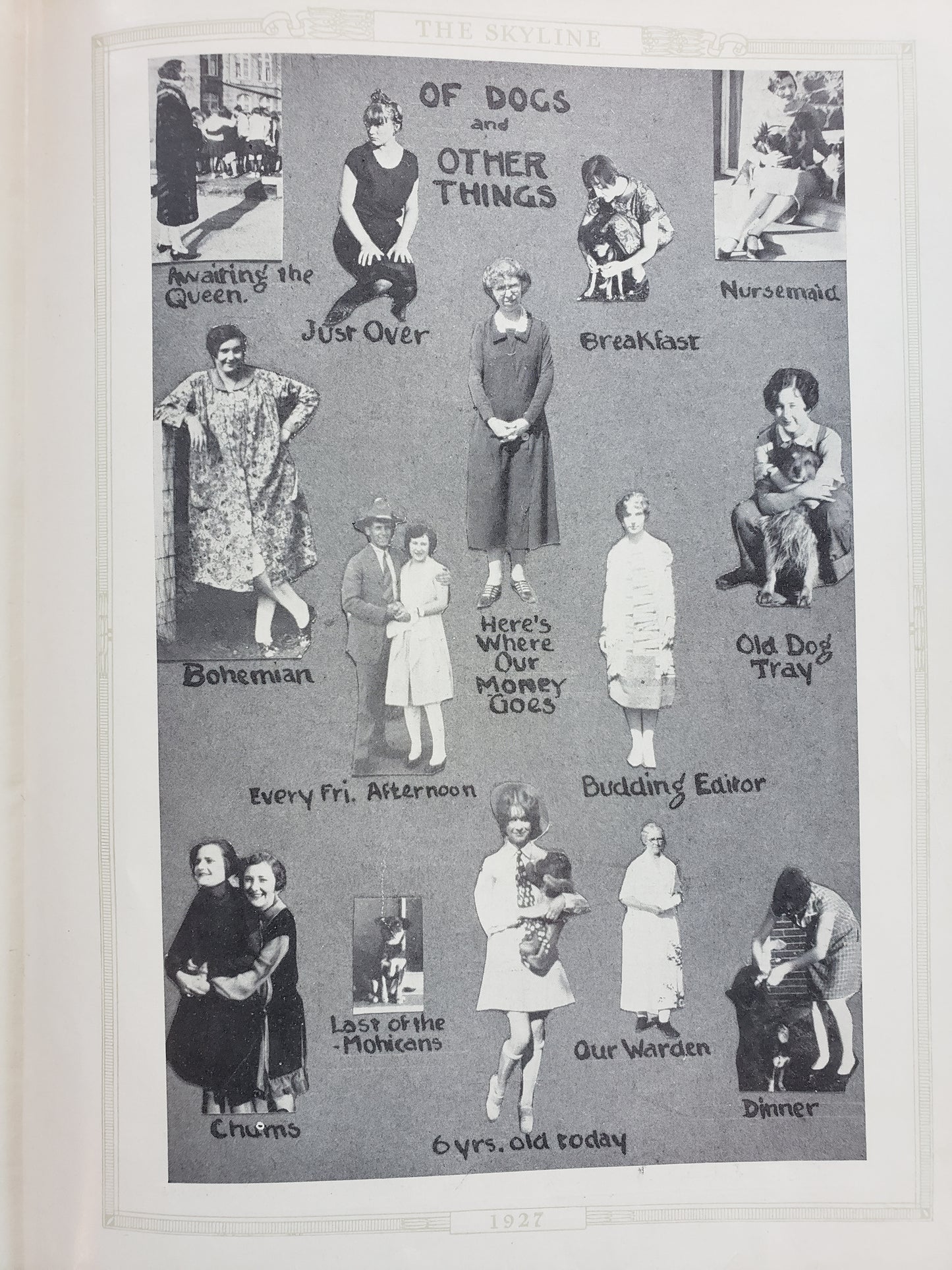 1927 yearbook Colorado Woman's College "The Skyline"