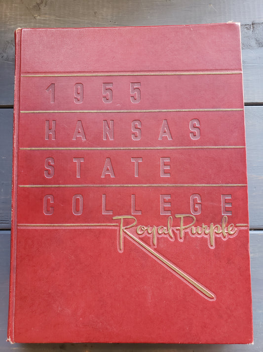 1955 Kansas State College yearbook "Royal Purple"